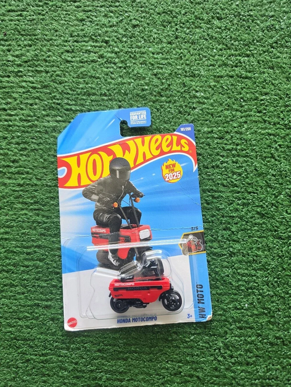 Hot Wheels Honda Motocompo Toy Motorcycle - Red